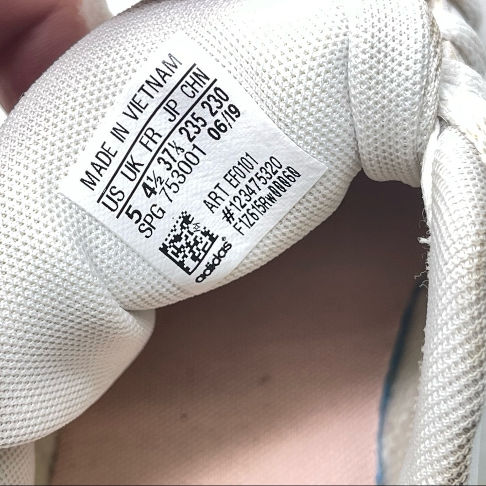 Adidas Grand Court Size 5 Cloud White - Rose Gold metallic Art. EF01101 - Picture 12 of 14